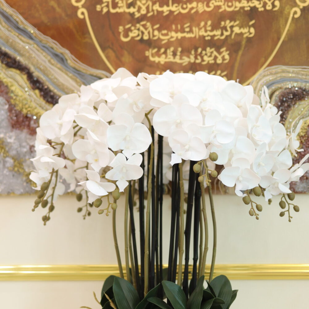 Orchid 10 Stalks (White)