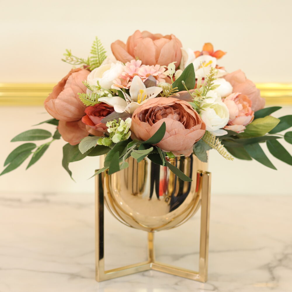 LARISSA FLOWER (Brown cream color)